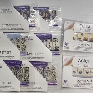 Color Street Vibrant and Chic Nail Strips Collection